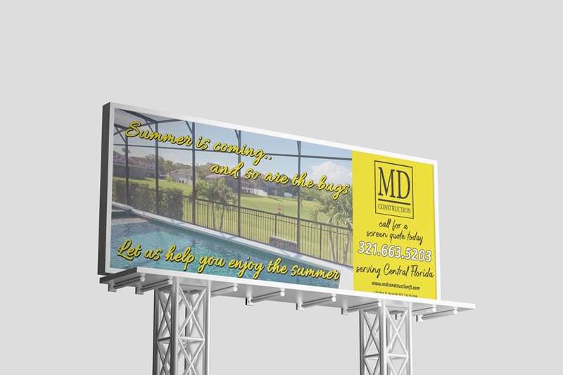 MD Construction Billboard