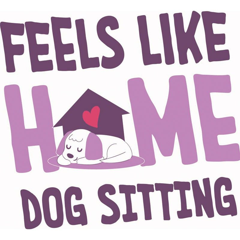Feels Like Home Dog Sitting logo design