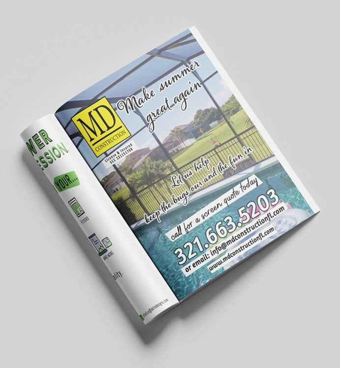MDmag2 MD Construction fill page magazine ad