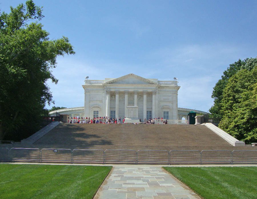 HF-13 Arlington Cemetery view looking up toward the Tomb of the Unknown