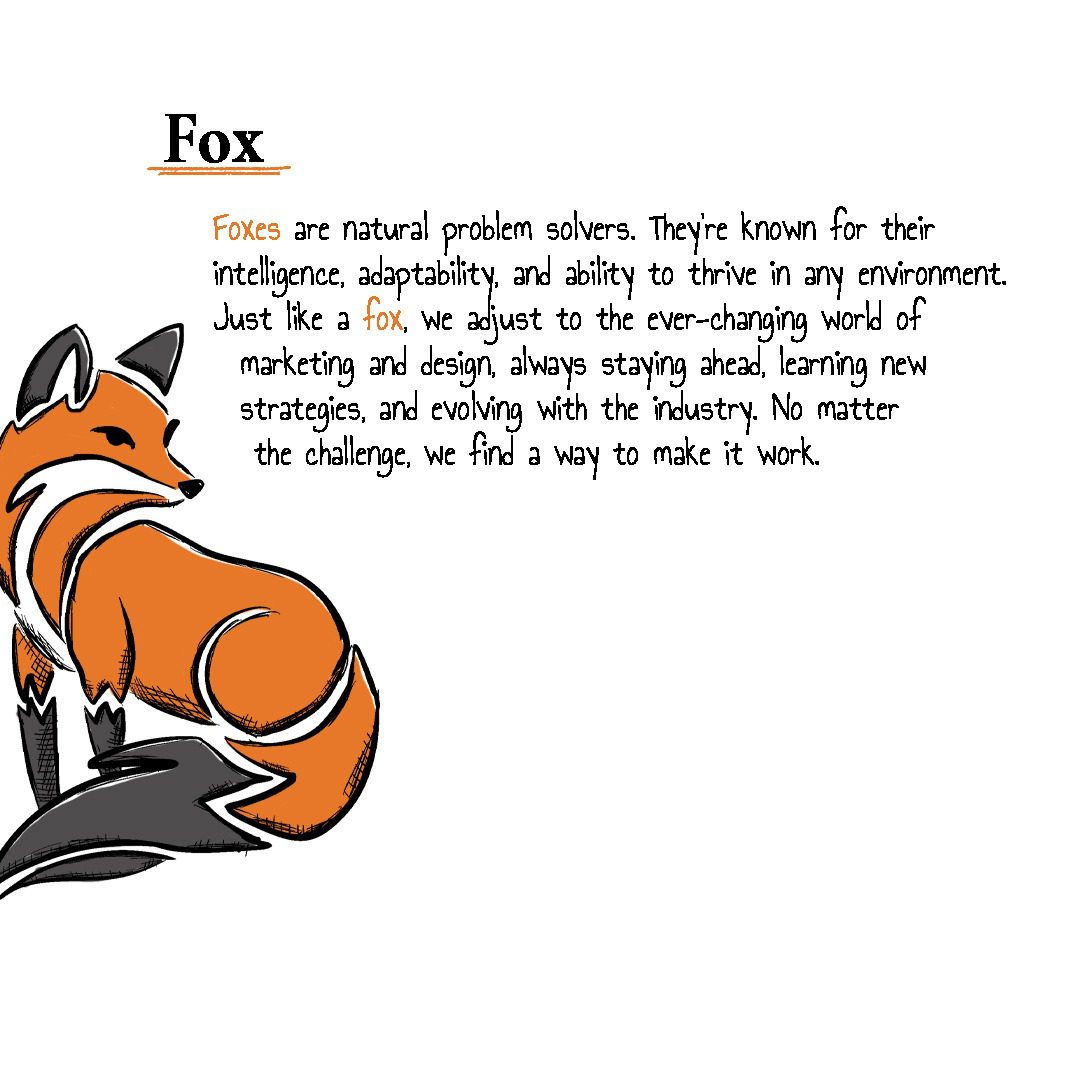 Illustration about the story behind creative fox marketing group slide 3
