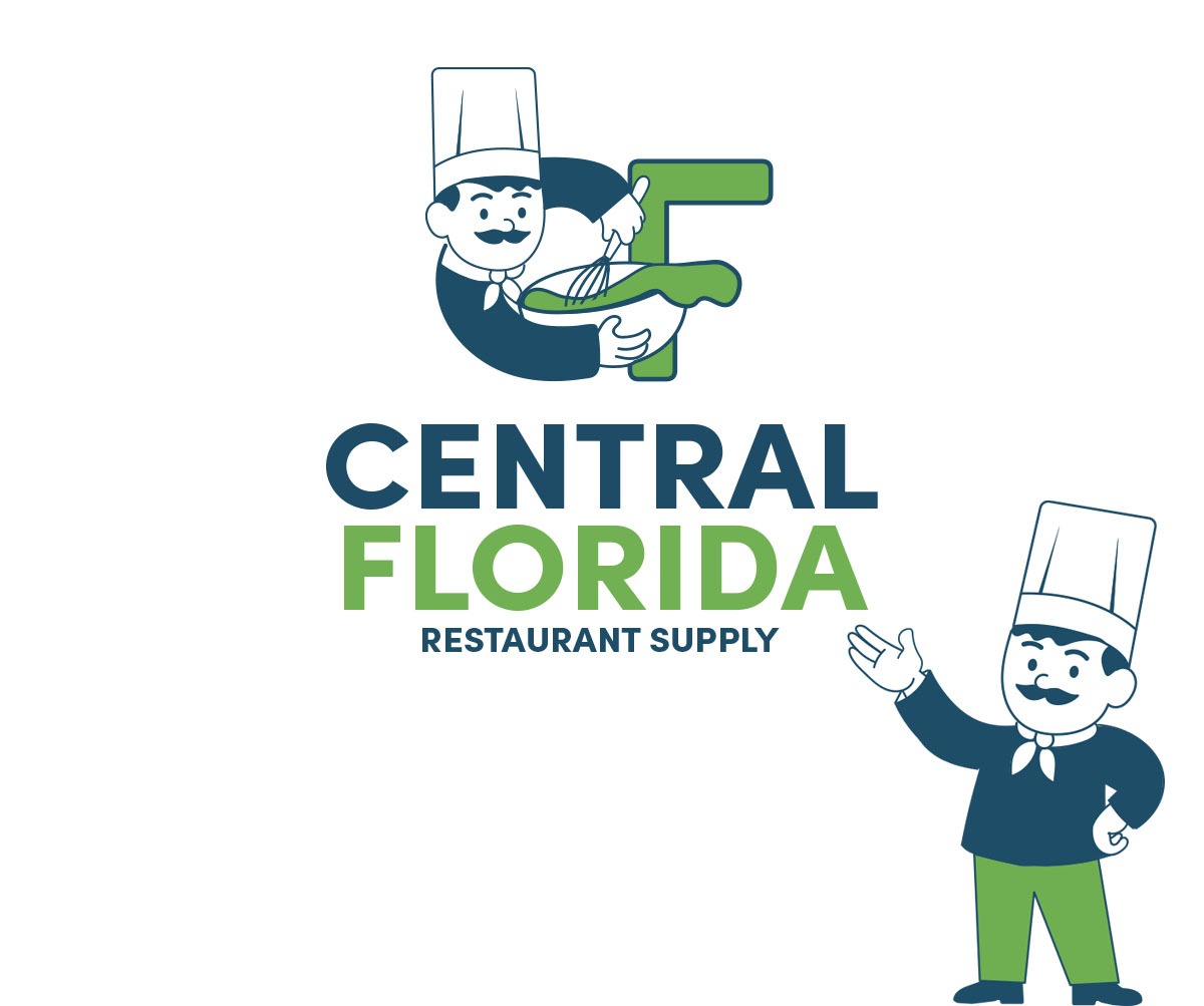 CFRS Chef showing off the new logo.