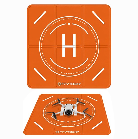 Launch pad for drone to have clean take off and landings.